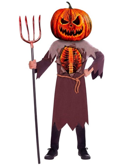 Disfraz de calabaza aterradora con máscara - Kiabi