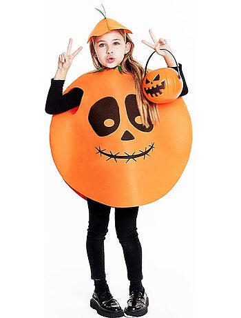 Disfraz de Calabaza circular con gorro
