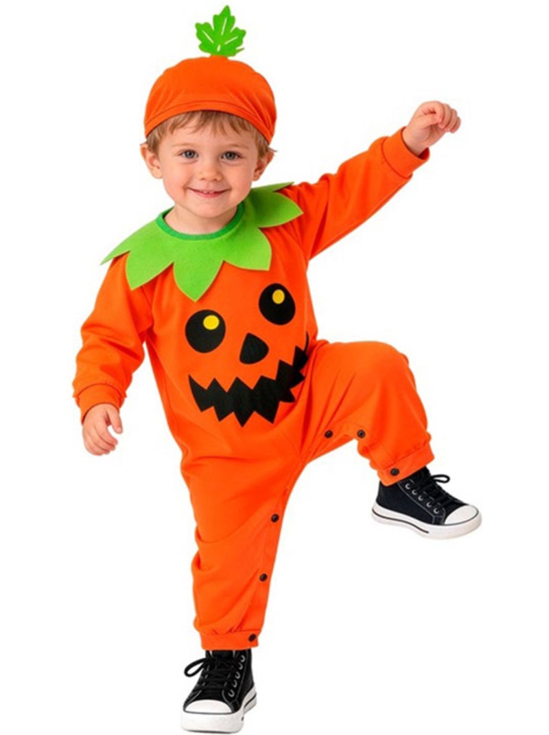 Disfraz de calabaza con hoja para bebé Multicolor - Kiabi
