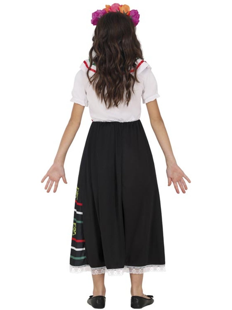 Disfraz de Calavera Catrina Multicolor - Kiabi