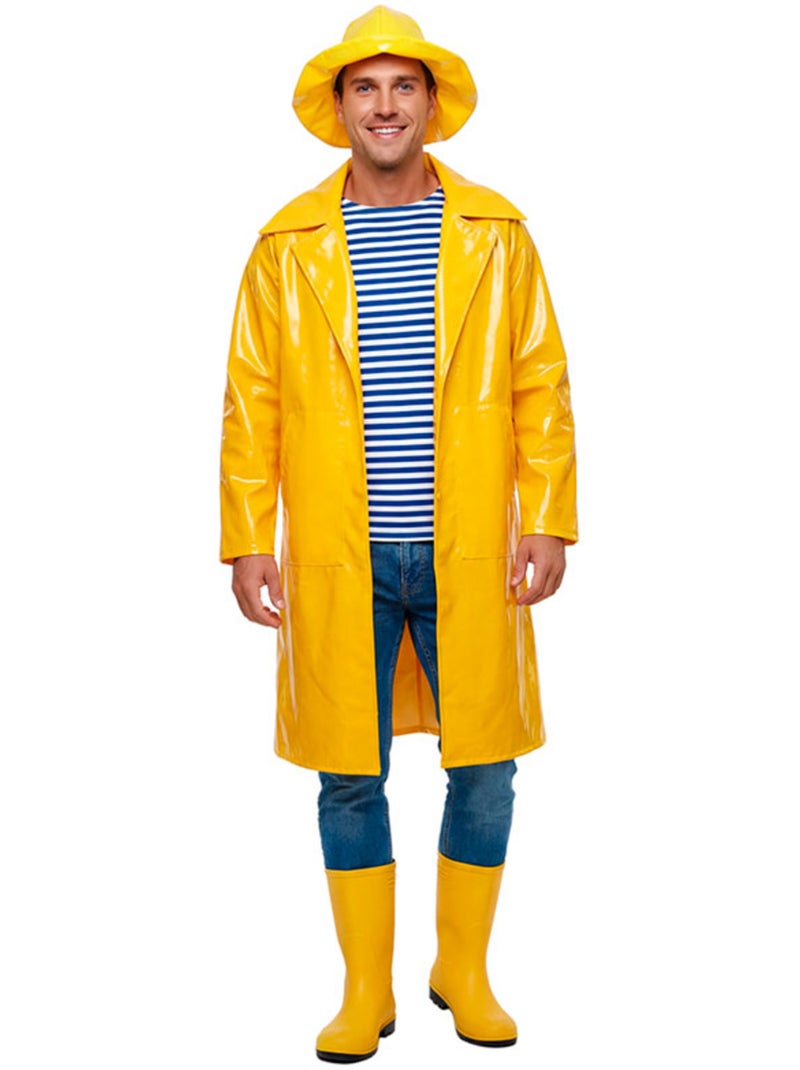 Disfraz de capitán pescador para adultos Multicolor - Kiabi