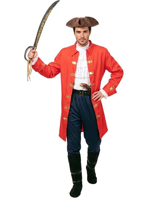 Disfraz de capitán pirata con cinturón para hombre - Kiabi