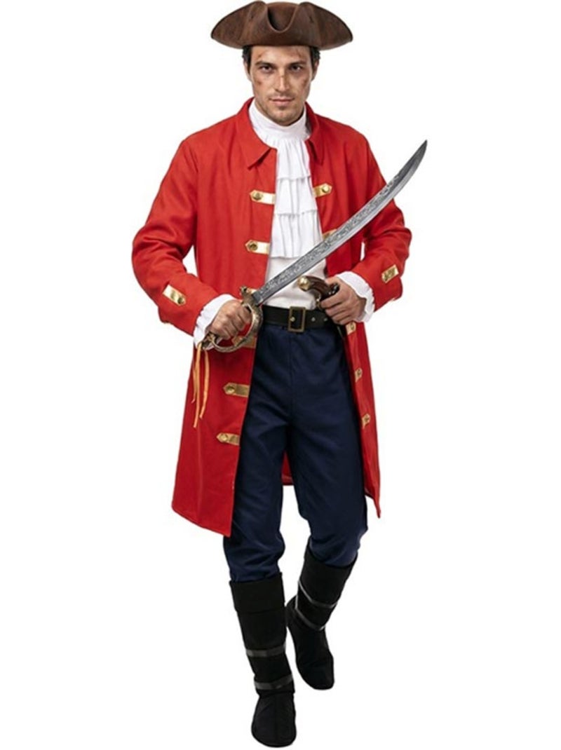 Disfraz de capitán pirata con cinturón para hombre Multicolor - Kiabi