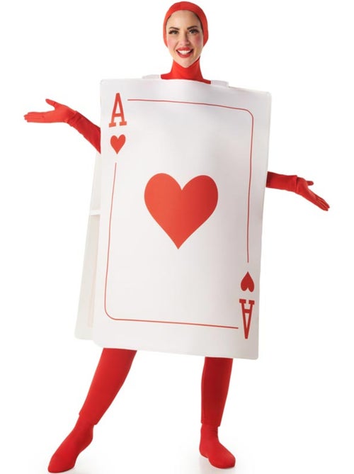 Disfraz de carta as de corazones para adultos - Kiabi
