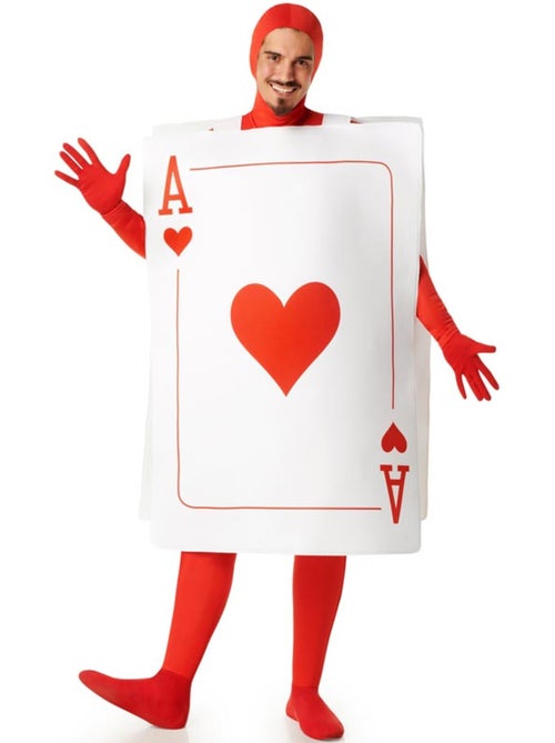 Disfraz de carta as de corazones para adultos - Kiabi