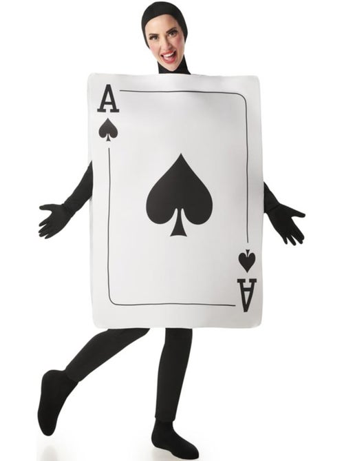 Disfraz de carta as de picas para adultos - Kiabi