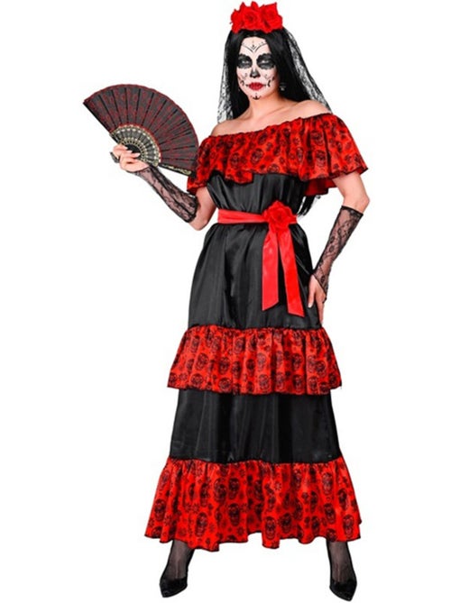 Disfraz de Catrina Día de Los Muertos - Kiabi