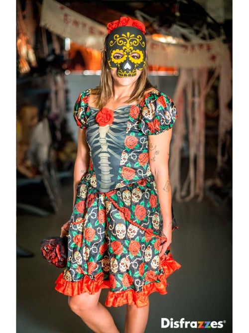 Disfraz de Catrina Día de los Muertos - Kiabi