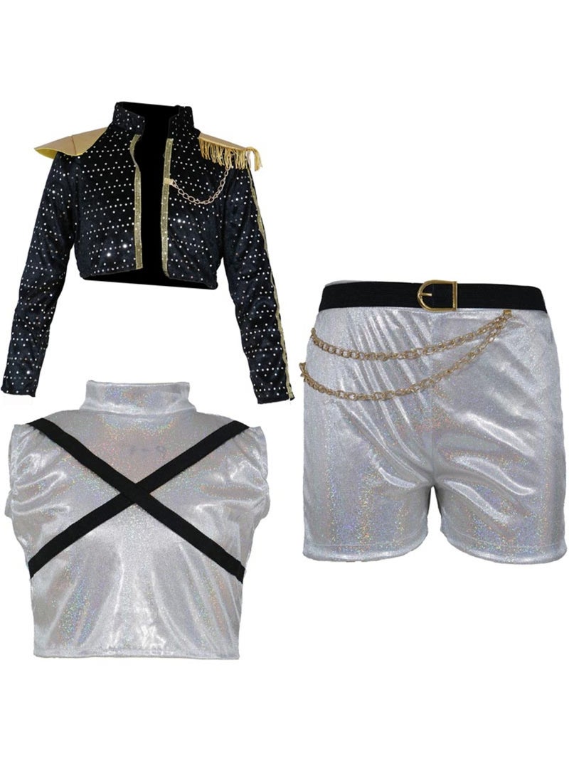 Disfraz de cazadora k-pop premium para adolescente Multicolor - Kiabi