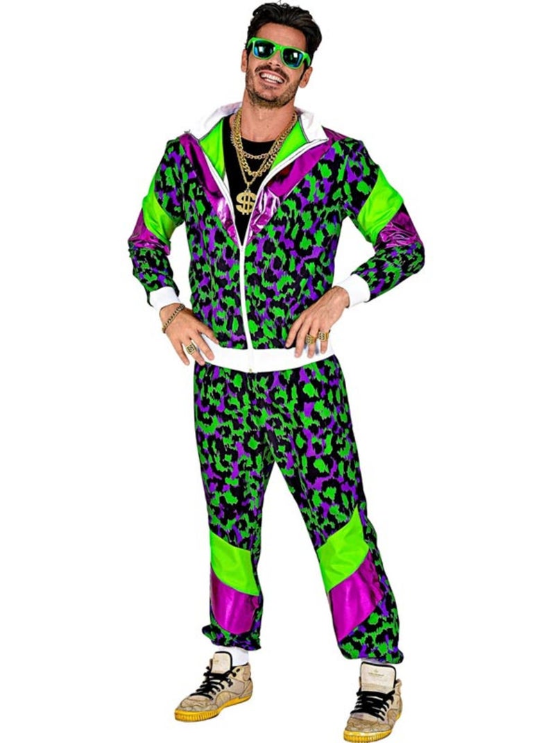 Disfraz de Chándal Animal Print Años 80 neón Multicolor - Kiabi