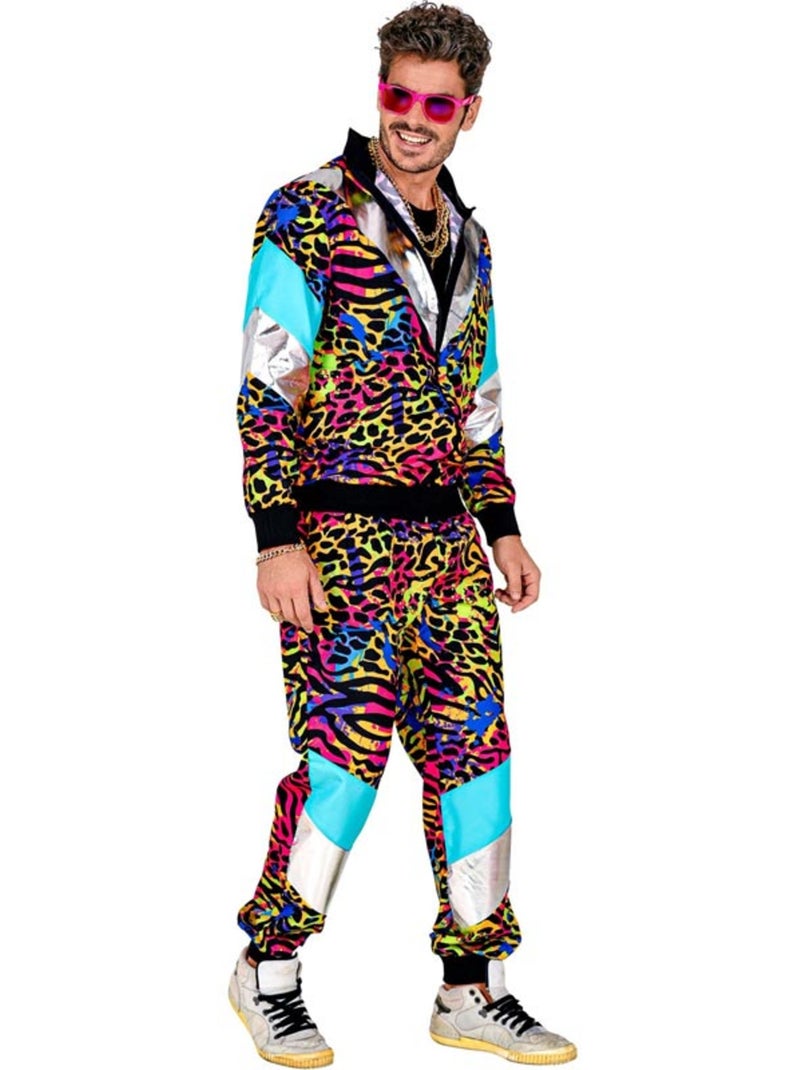 Disfraz de Chándal Animal Print Años 80 neón Multicolor - Kiabi