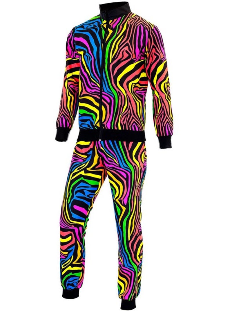 Disfraz de Chándal Animalier Arcoíris fluorescente Multicolor - Kiabi