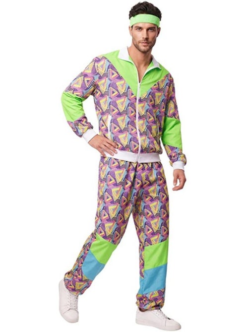 Disfraz de chándal años 90 estampado para hombre - Kiabi
