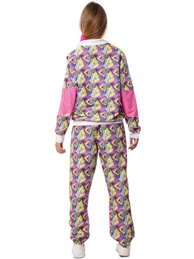 Disfraz de chándal años 90 estampado para mujer Multicolor - Kiabi