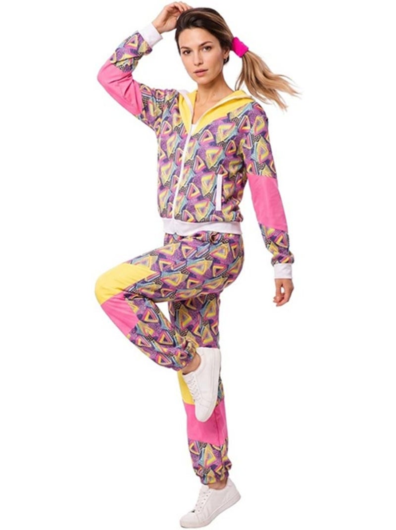 Disfraz de chándal años 90 estampado para mujer Multicolor - Kiabi