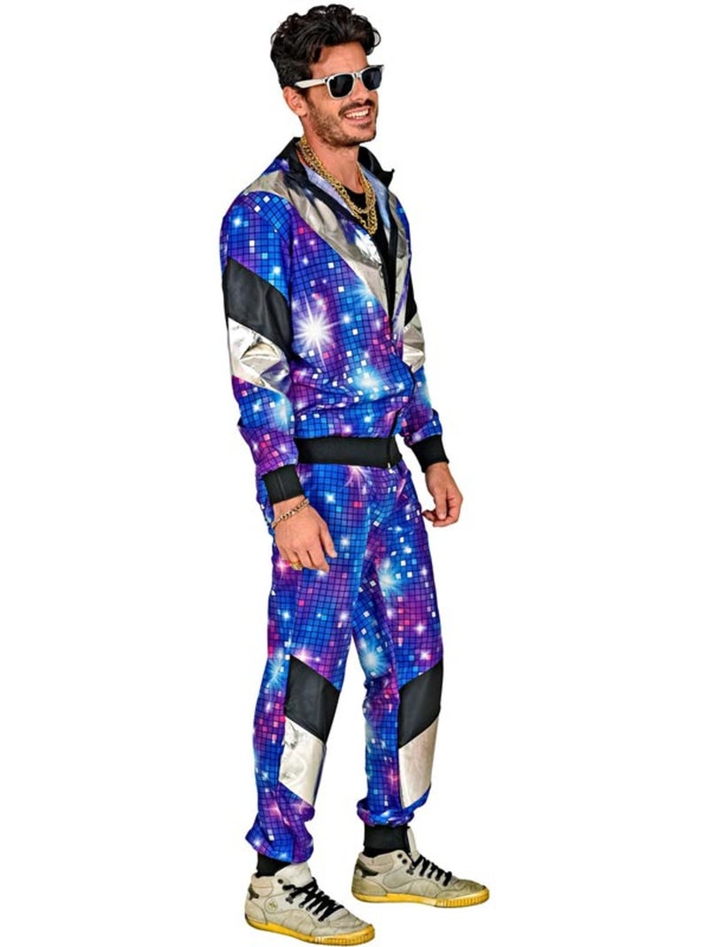 Disfraz de Chándal Brillo Disco Años 80 Multicolor - Kiabi