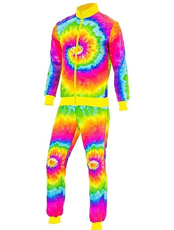 Disfraz de Chándal Hippie Psicodélico fluorescente