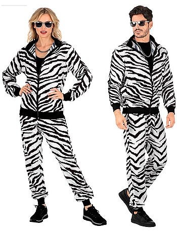 Disfraz de Chándal Party Fashion Cebra neón
