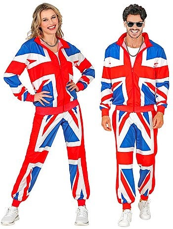 Disfraz de Chándal Party Fashion UK neón