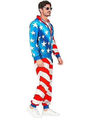 Disfraz de Chándal Party Fashion USA neón