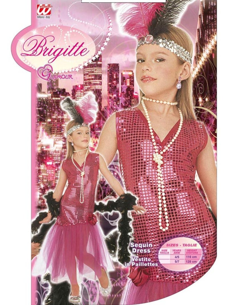 Disfraz de Chica Charlestón Multicolor - Kiabi