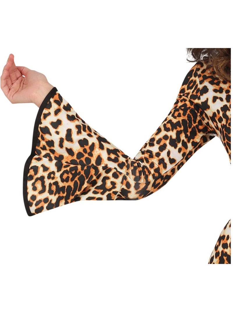 Disfraz de Chica Disco Leopardo Multicolor - Kiabi