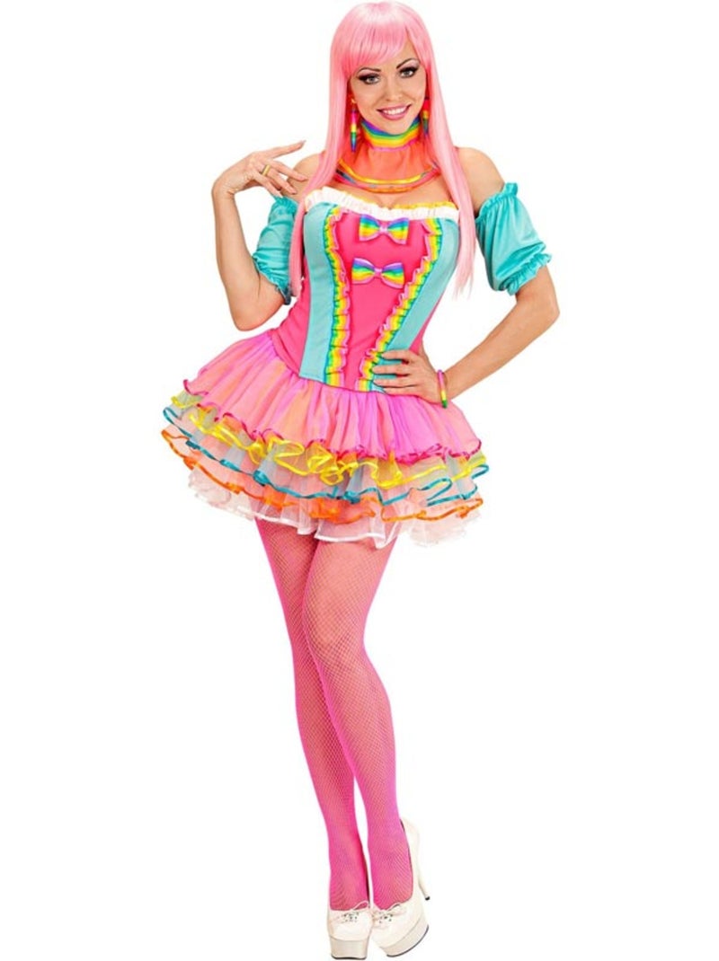 Disfraz de Chica Fantasía Arcoíris Multicolor - Kiabi