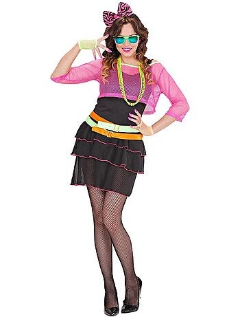 Disfraz de Chica Groupie Años 80