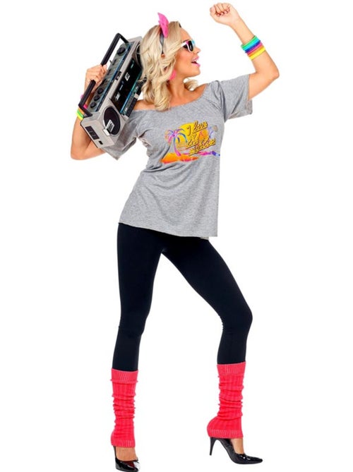 Disfraz de Chica Playera Años 80 - Kiabi