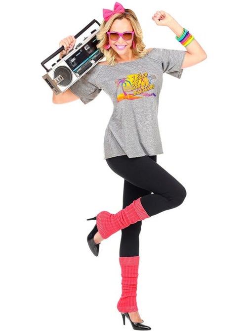 Disfraz de Chica Playera Años 80 - Kiabi