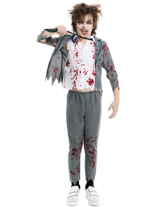 Disfraz de Colegial Zombie con chaqueta - Kiabi