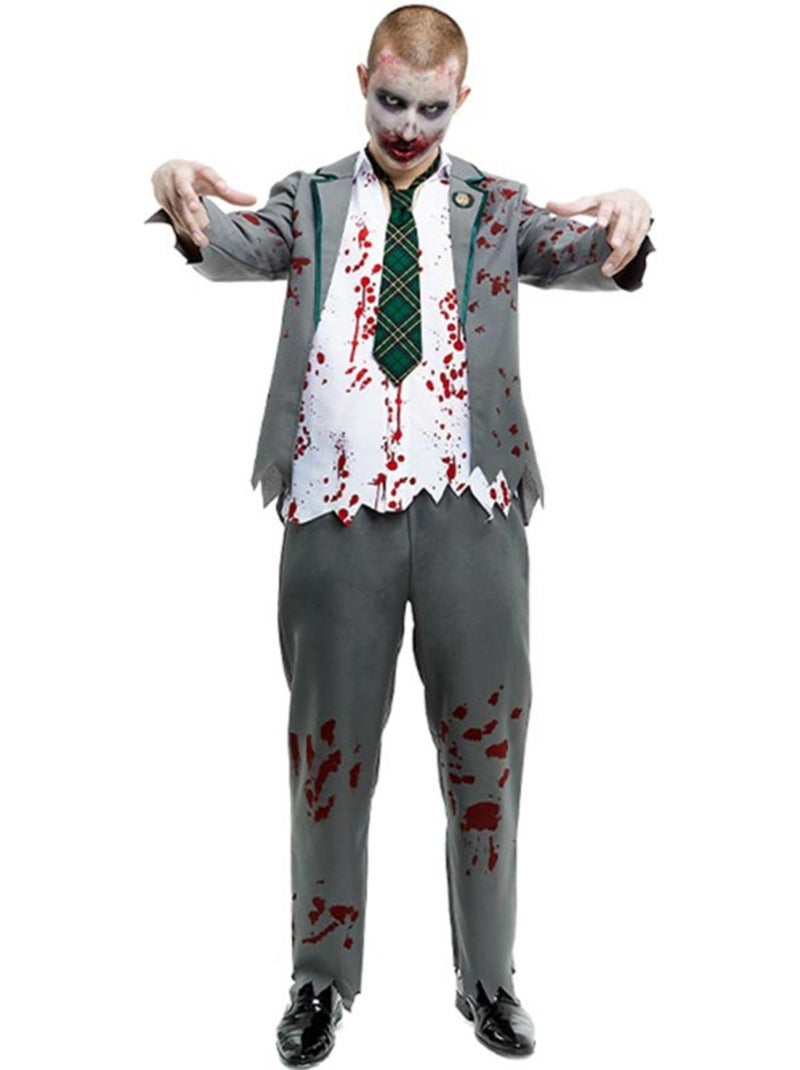 Disfraz de Colegial Zombie con chaqueta Multicolor - Kiabi