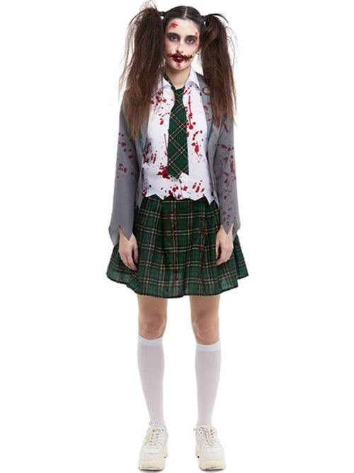 Disfraz de Colegiala Zombie con chaqueta - Kiabi