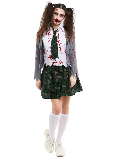 Disfraz de Colegiala Zombie con chaqueta - Kiabi