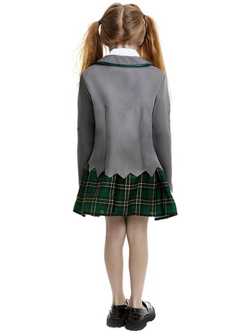Disfraz de Colegiala Zombie con chaqueta Multicolor - Kiabi