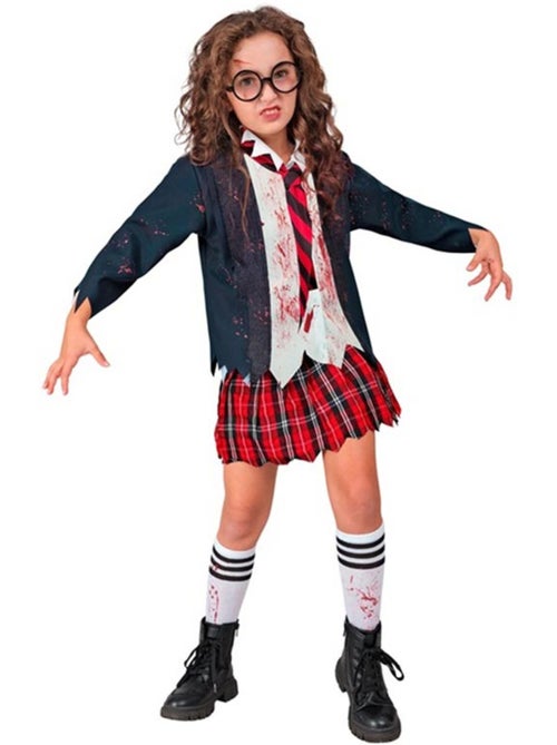 Disfraz de Colegiala Zombie - Kiabi