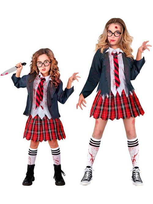 Disfraz de Colegiala Zombie - Kiabi