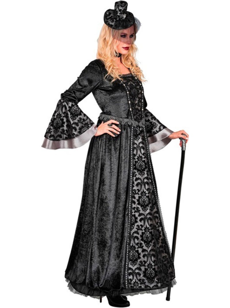 Disfraz de condesa vampiresa oscura para mujer Multicolor - Kiabi