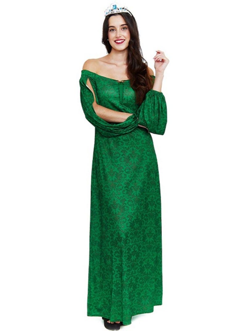 Disfraz de Dama Medieval estampado Multicolor - Kiabi
