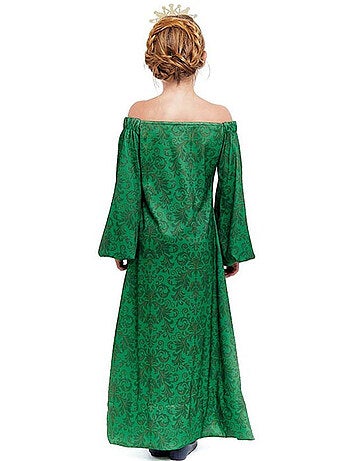 Disfraz de Dama Medieval estampado