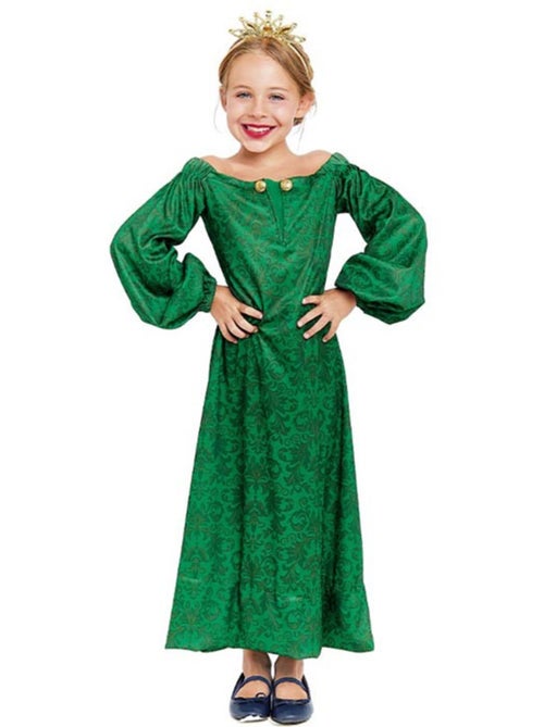 Disfraz de Dama Medieval estampado - Kiabi