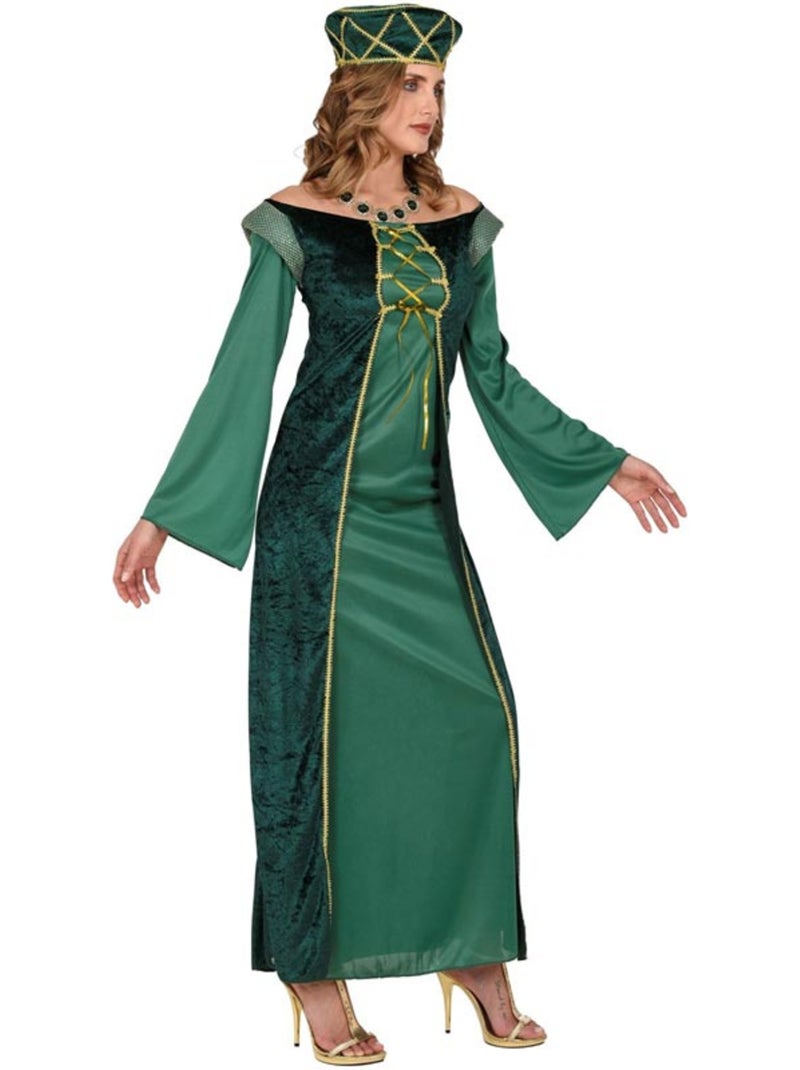 Disfraz de Dama Medieval Lady Eleonora Multicolor - Kiabi