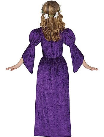 Disfraz de Dama Medieval púrpura
