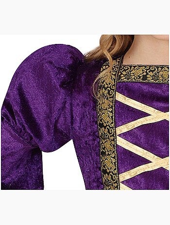 Disfraz de Dama Medieval púrpura