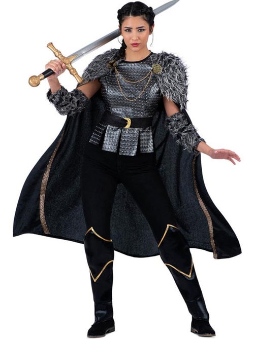 Disfraz de Dama Vikinga con capa - Kiabi