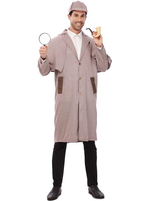 Disfraz de detective de los años 30 con gorro para hombre - Kiabi