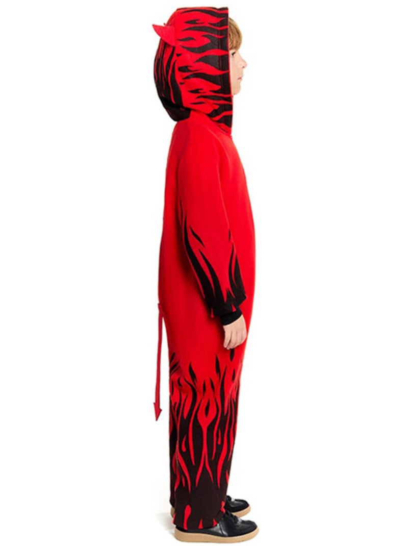 Disfraz de Diablo en Llamas Multicolor - Kiabi