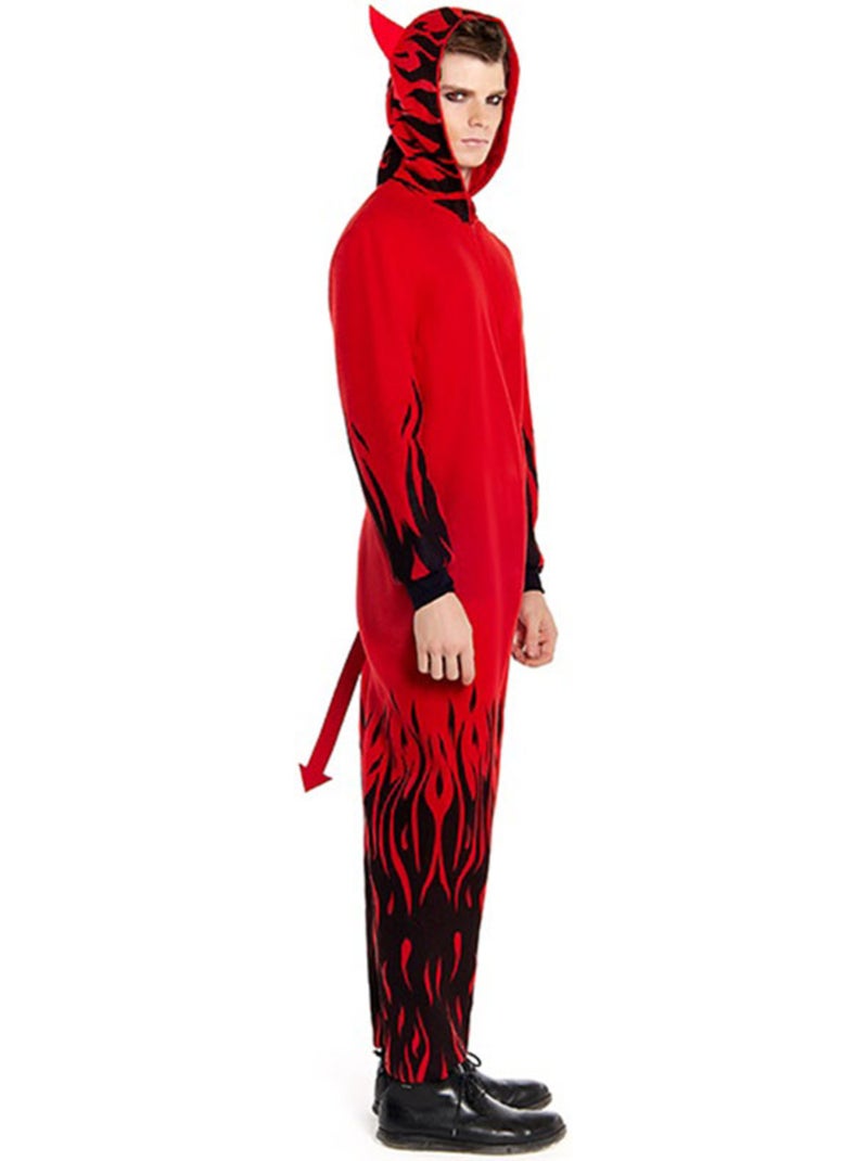 Disfraz de Diablo en Llamas Multicolor - Kiabi