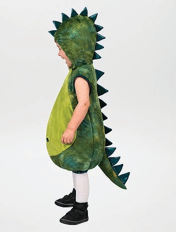 Disfraz de dinosaurio con capucha