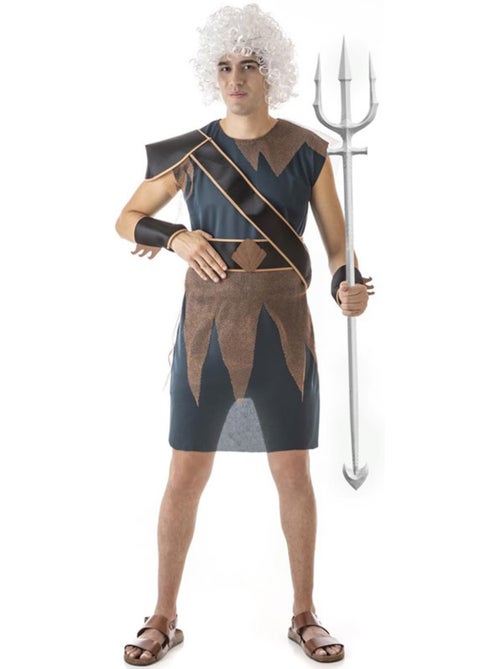 Disfraz de dios poseidón o neptuno para hombre - Kiabi